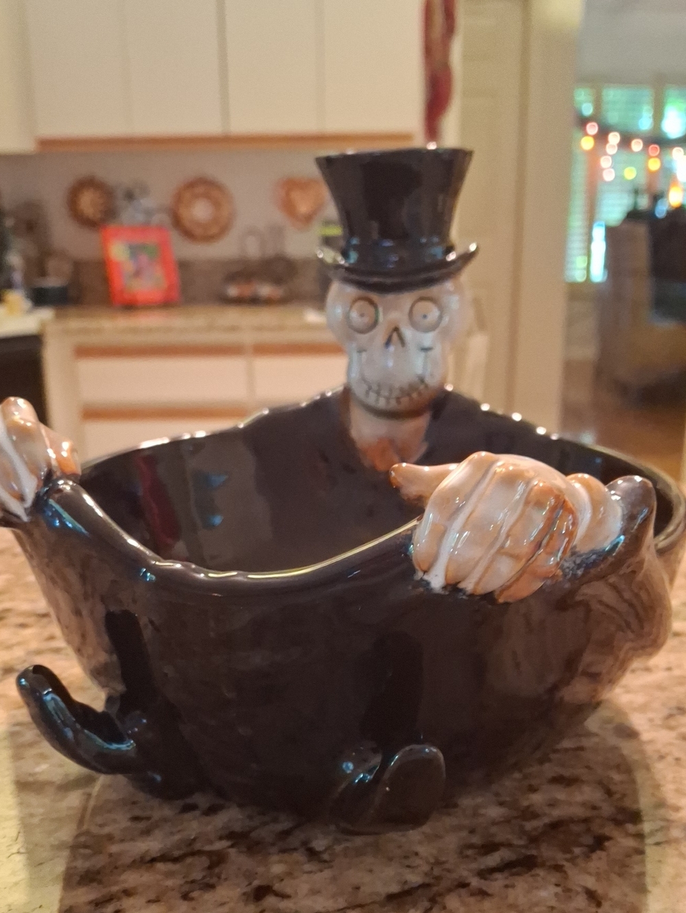 Yankee Candle Mr.Bones Candy Bowl-NEW!